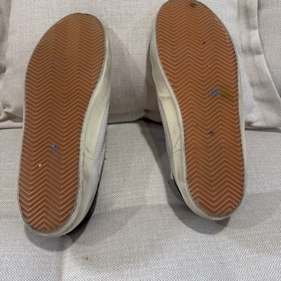 Golden Goose Sneakers Nappa leather in cream color with red suede star. EU45 - Picture 3 of 4